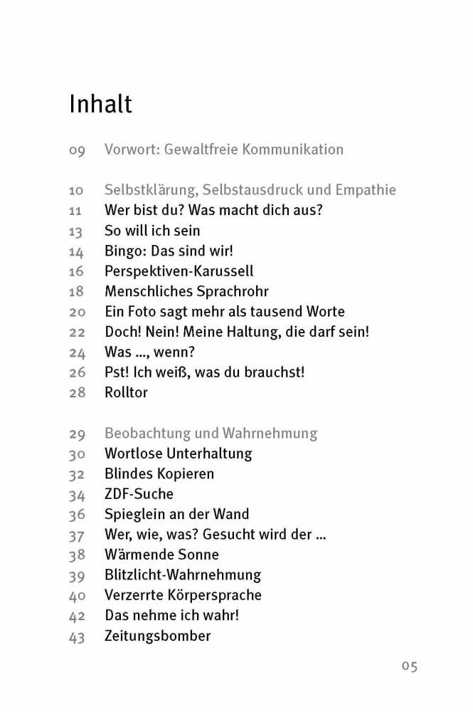 Bild: 9783769825213 | Die 50 besten Spiele für Gewaltfreie Kommunikation. Klasse 1-4 | Buch