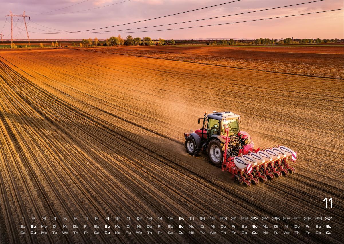 Bild: 9783986734428 | Landmaschinen - Traktor - 2025 - Kalender DIN A3 | GP-Fever. de | 2025