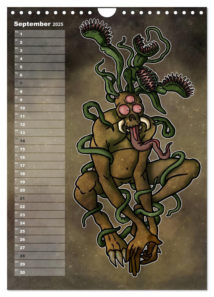 Bild: 9783435996148 | Bestiarium Vladi Krafft (Wandkalender 2025 DIN A4 hoch), CALVENDO...