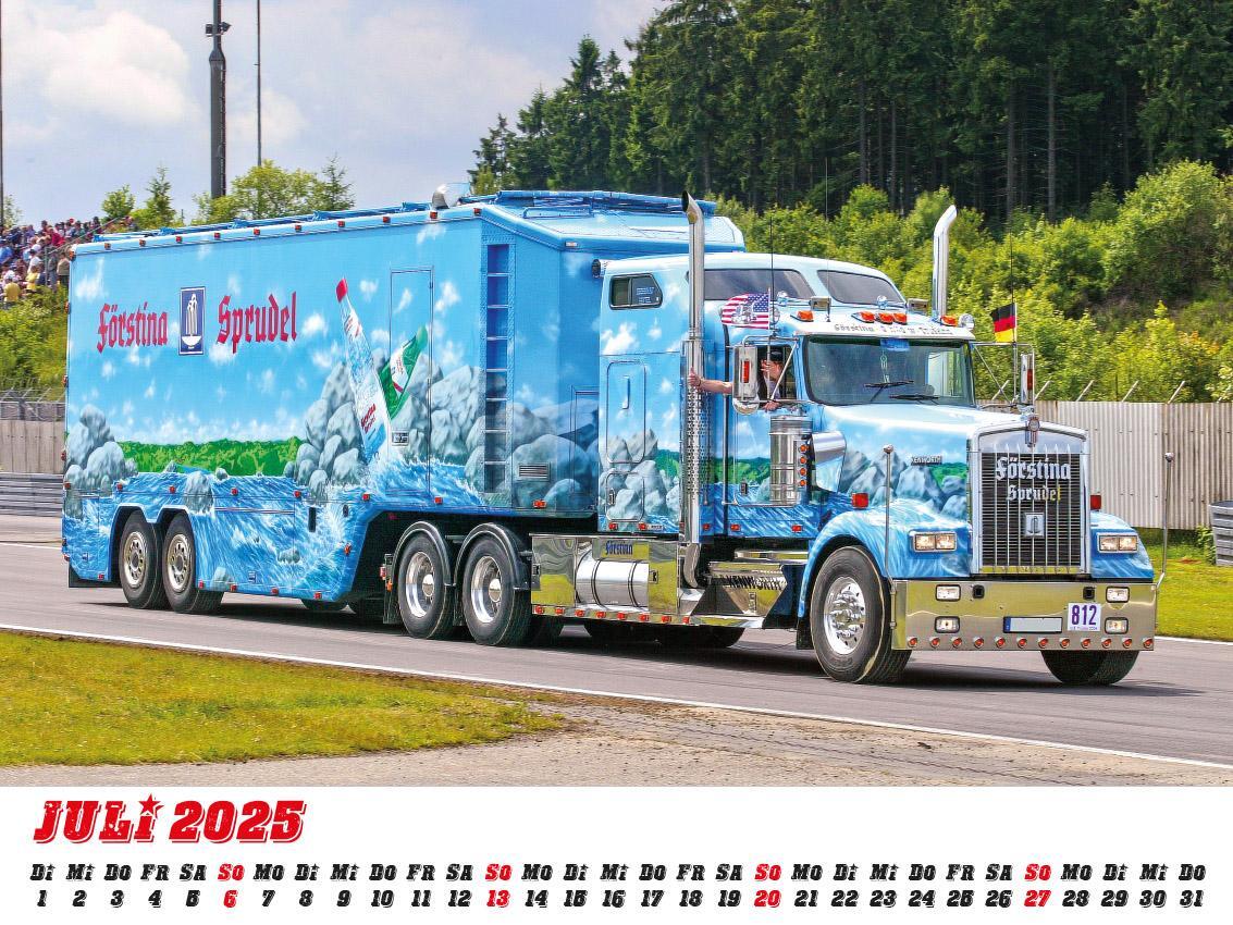 Bild: 9783948794705 | Showtrucks Kalender 2025 | Showtrucks mit Airbrushkunst | Frank Pommer