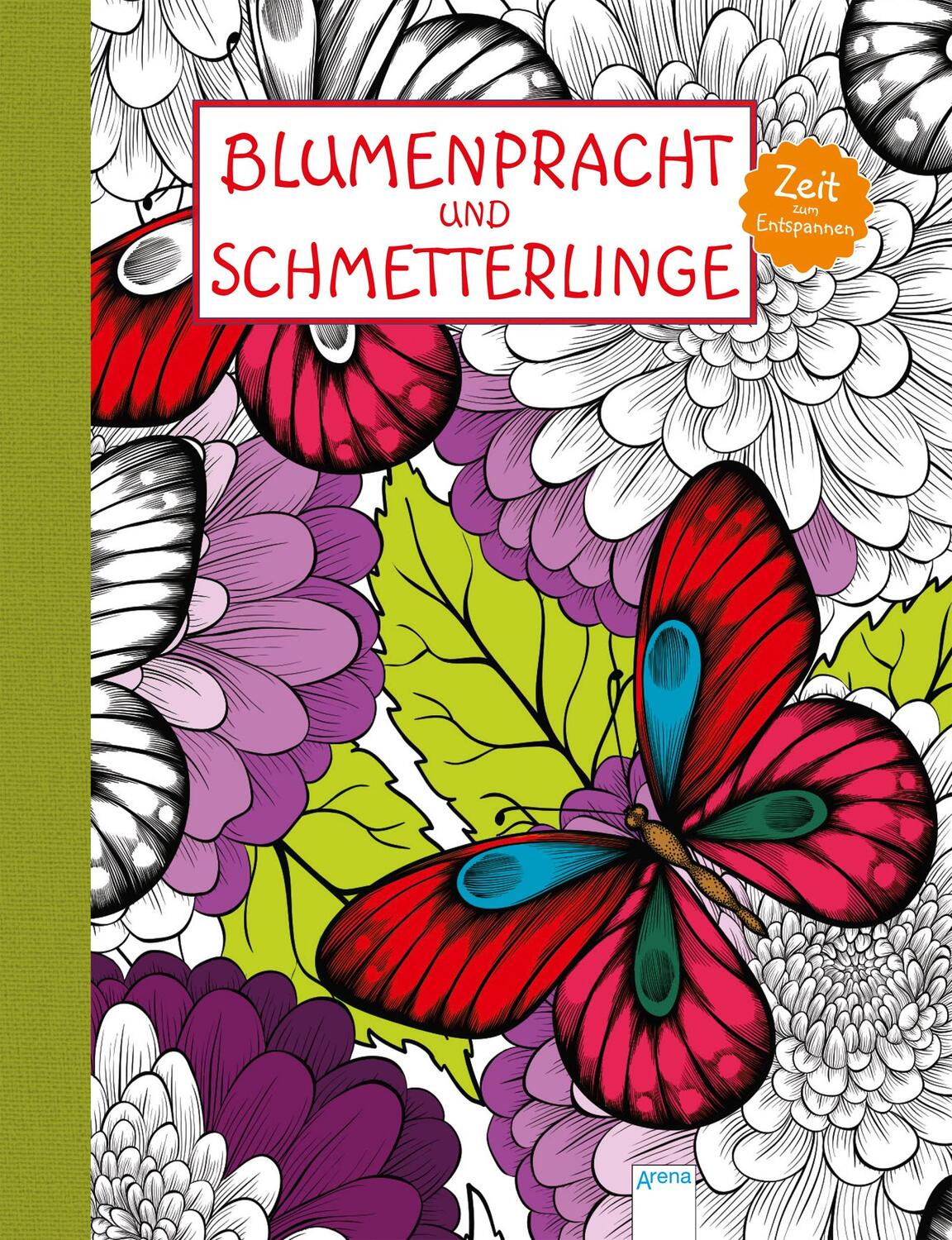 Cover: 9783401711263 | Zeit zum Entspannen. Blumenpracht und Schmetterlinge | Taschenbuch