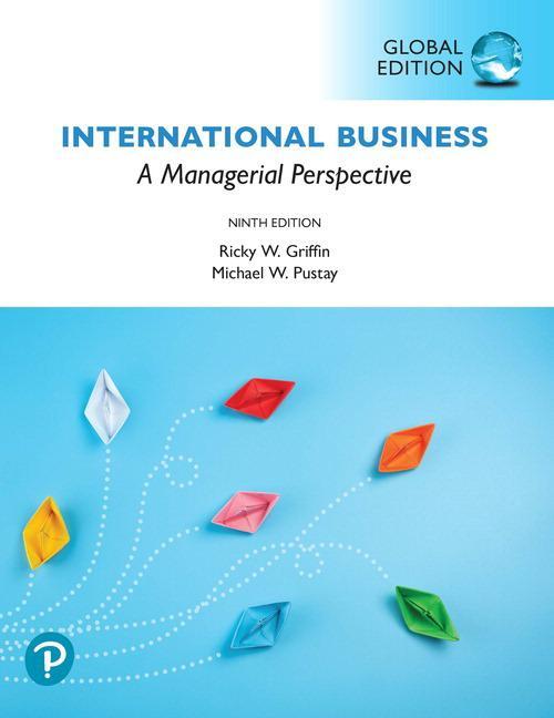 Cover: 9781292313733 | International Business: A Managerial Perspective, Global Edition
