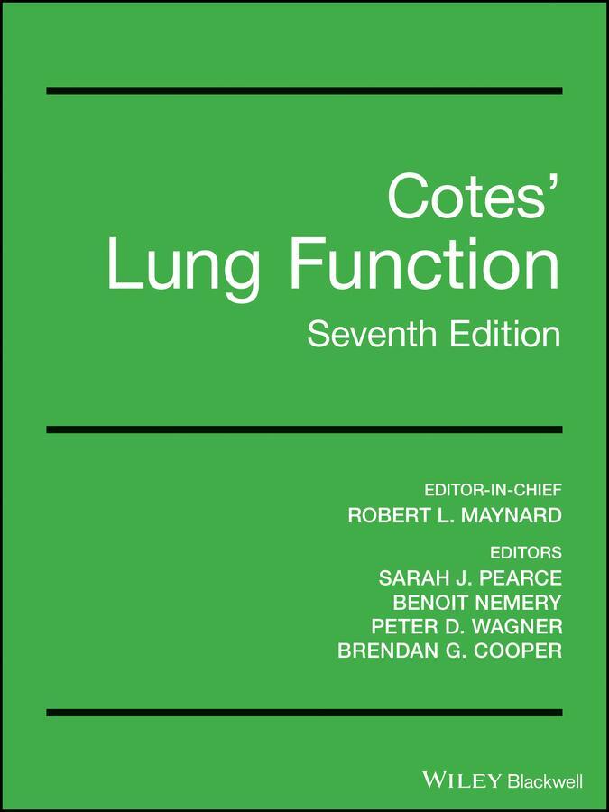 Cover: 9781118597354 | Lung Function | John E Cotes (u. a.) | Buch | 808 S. | Englisch | 2020