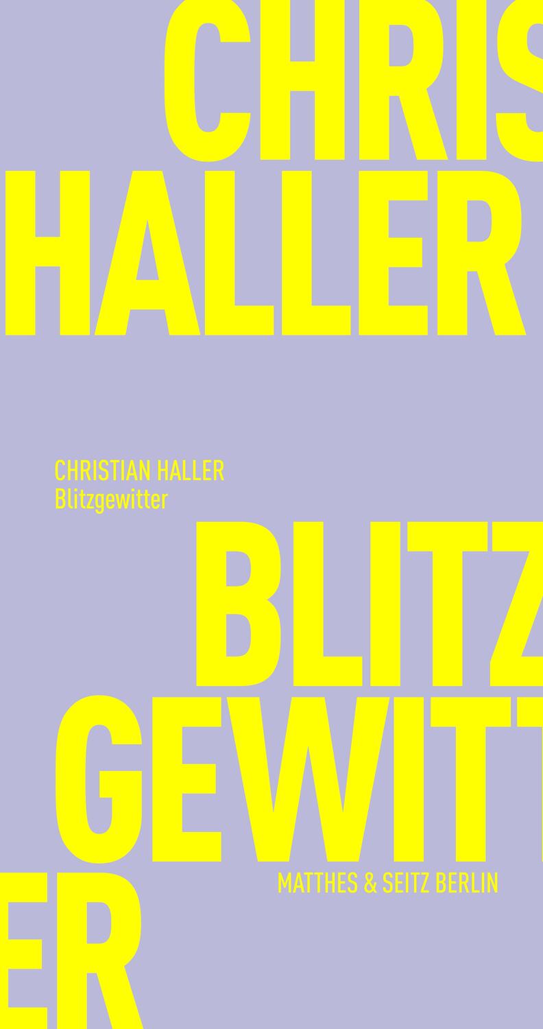 Cover: 9783751805575 | Blitzgewitter | Christian Haller | Taschenbuch | 108 S. | Deutsch