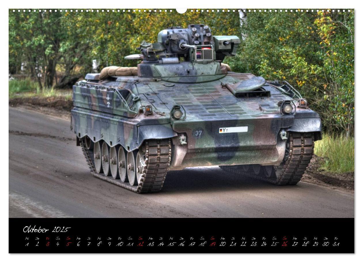 Bild: 9783435823055 | Schützenpanzer Marder (Wandkalender 2025 DIN A2 quer), CALVENDO...