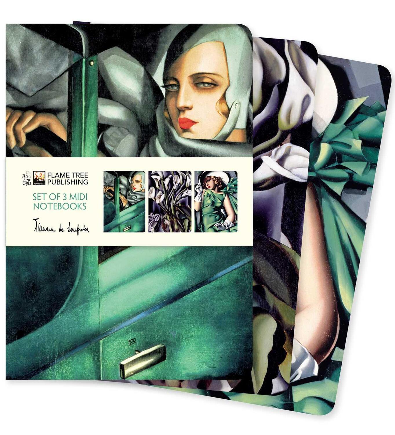 Cover: 9781839648649 | Tamara de Lempicka Set of 3 MIDI Notebooks | Buch | 192 S. | Englisch