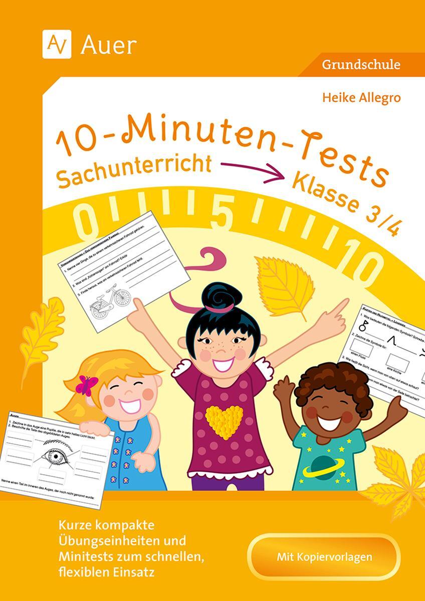 Cover: 9783403088387 | 10-Minuten-Tests Sachunterricht - Klasse 3/4 | Heike Allegro | 80 S.