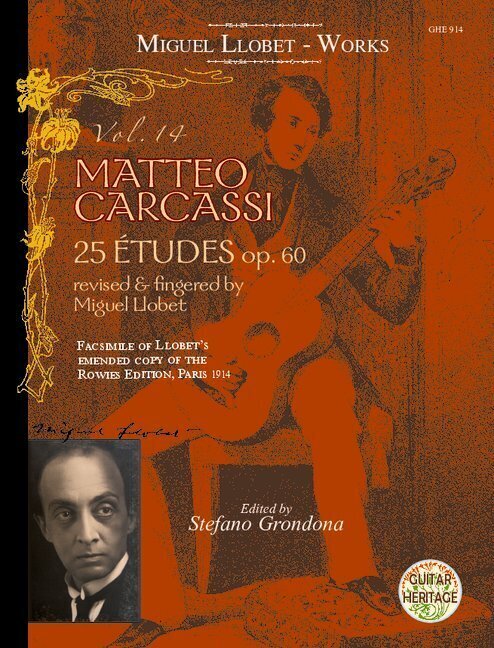 Cover: 9783890449142 | Matteo Carcassi: 25 Études | Stefano Grondona | 36 S. | Englisch