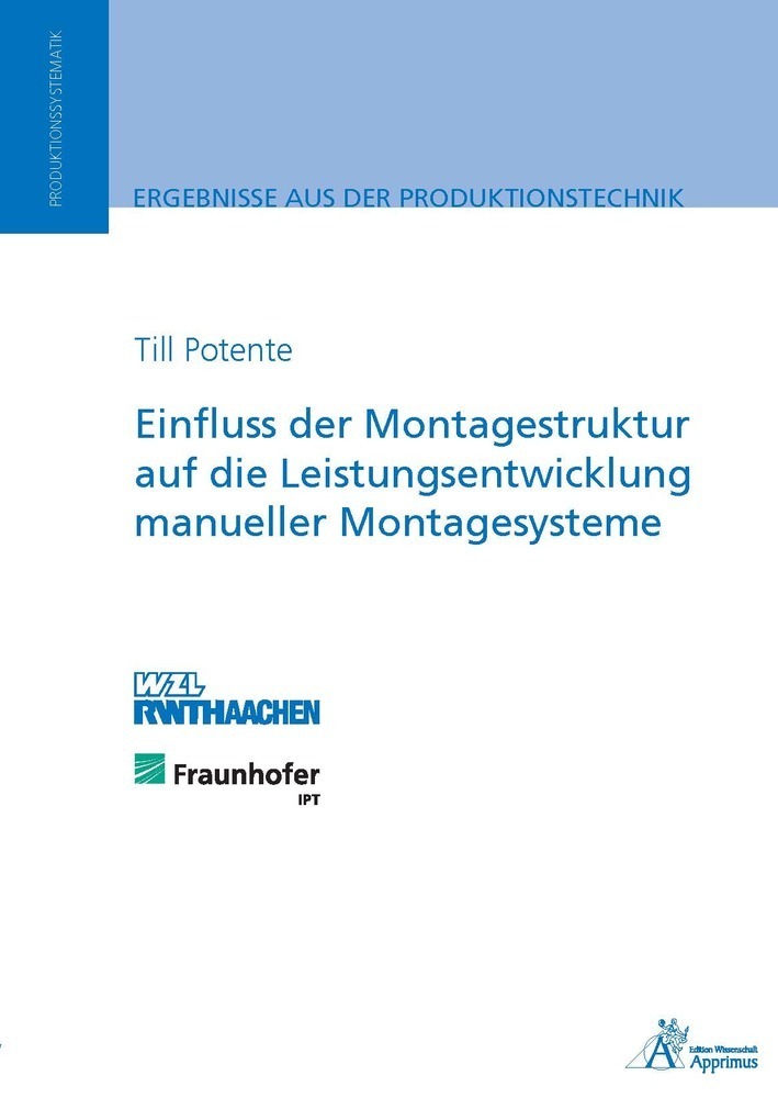 Cover: 9783863592257 | Einfluss der Montagestruktur auf die Leistungsentwicklung manueller...