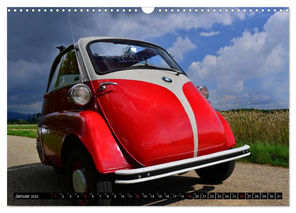 Bild: 9783435698042 | BMW Isetta - Die Knutschkugel (Wandkalender 2025 DIN A3 quer),...