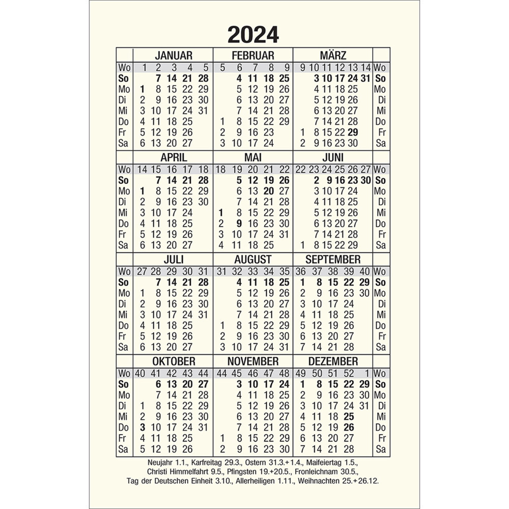Bild: 9783754894248 | Von Herzen gesegnete Tage 2024 | Maxi-Notice | Kalender | 192 S.