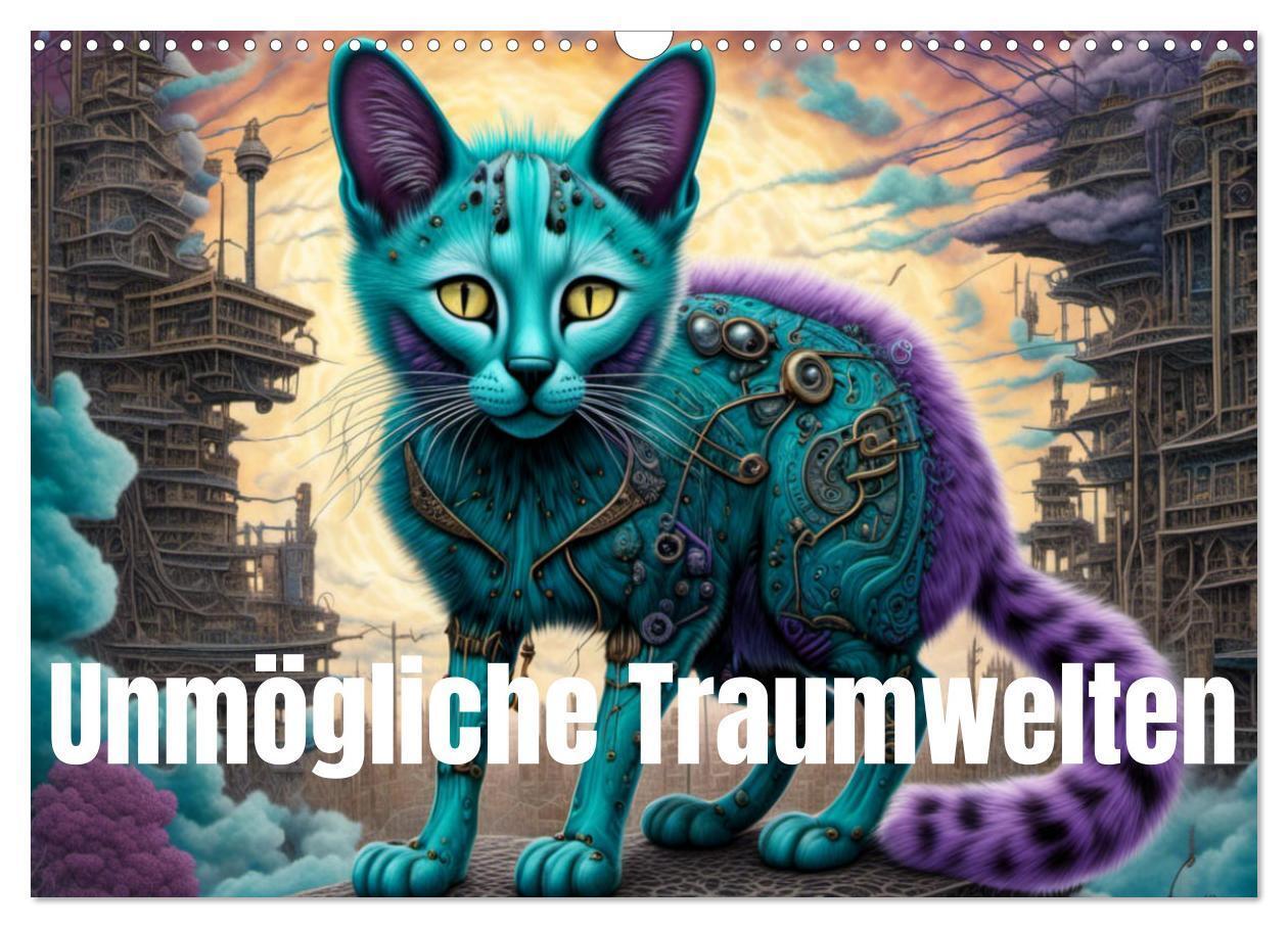 Cover: 9783383833649 | unmögliche Traumwelten (Wandkalender 2025 DIN A3 quer), CALVENDO...