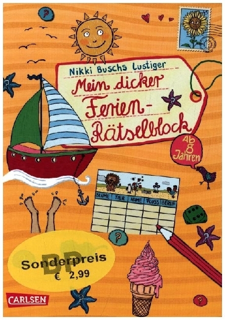 Cover: 9783551189486 | Rätselspaß Grundschule: Mein dicker Ferien-Rätselblock. Bd.8 | Busch