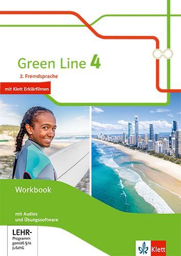 Cover: 9783128130460 | Green Line 4. Ausgabe 2. Fremdsprache. Workbook mit Audio-CD und...