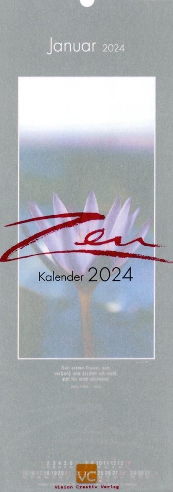 Cover: 9783948276263 | Zen-Kalender 2024 | Kalender | 14 S. | Deutsch | 2024 | Vision Creativ