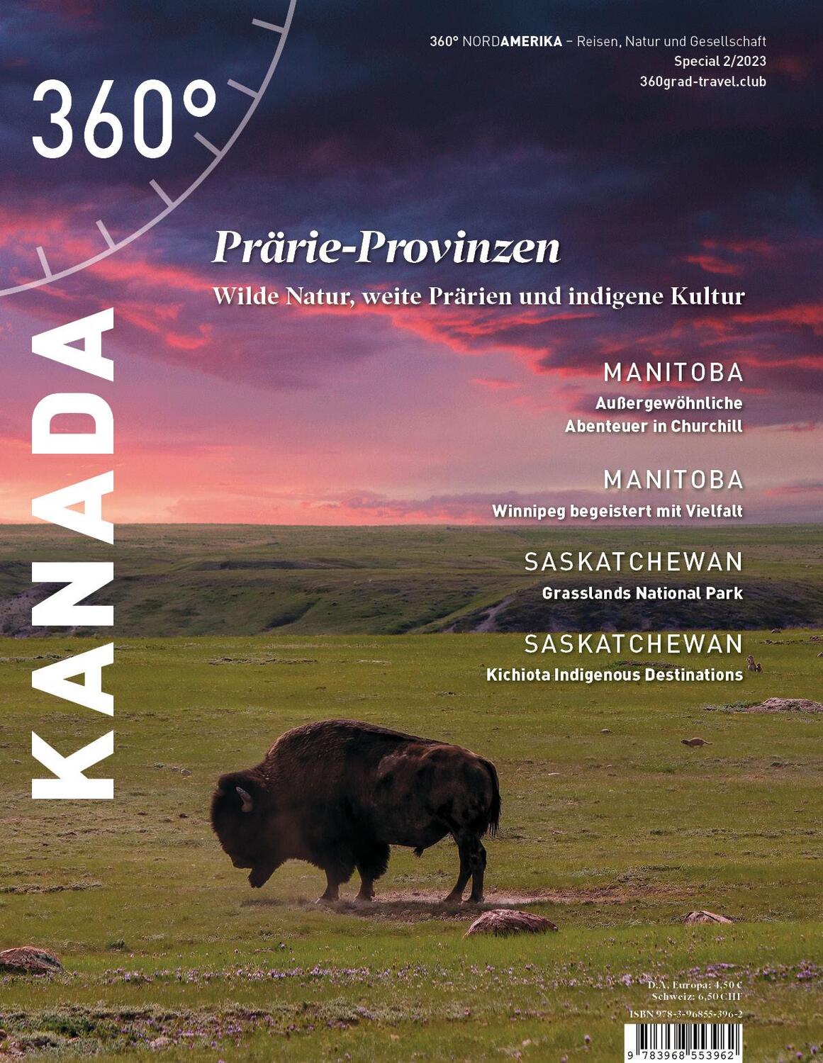 Cover: 9783968553962 | 360° Kanada - Special Prärieprovinzen | 360° Medien | Broschüre | 2023