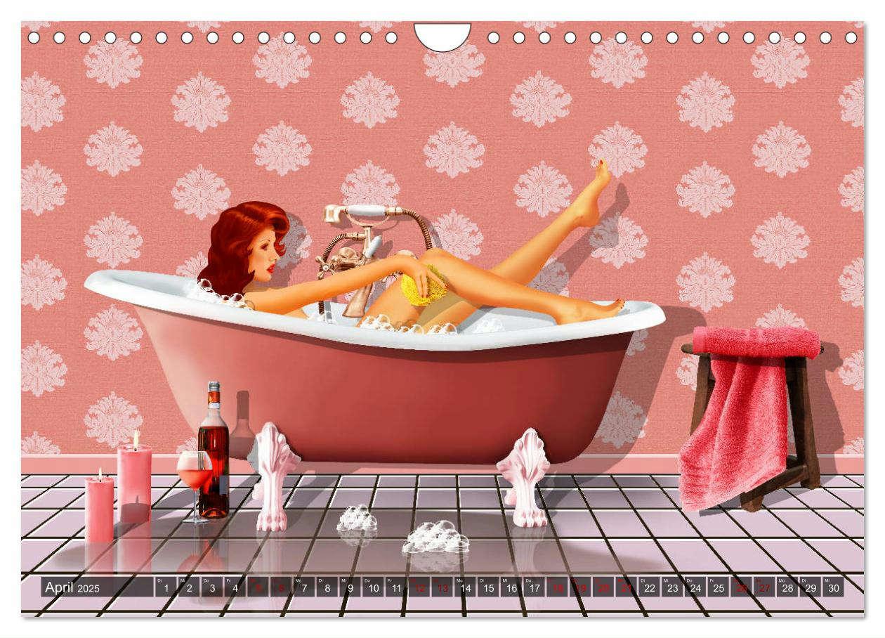 Bild: 9783435378845 | Pin-Up Girls im Retro Style by Mausopardia (Wandkalender 2025 DIN...