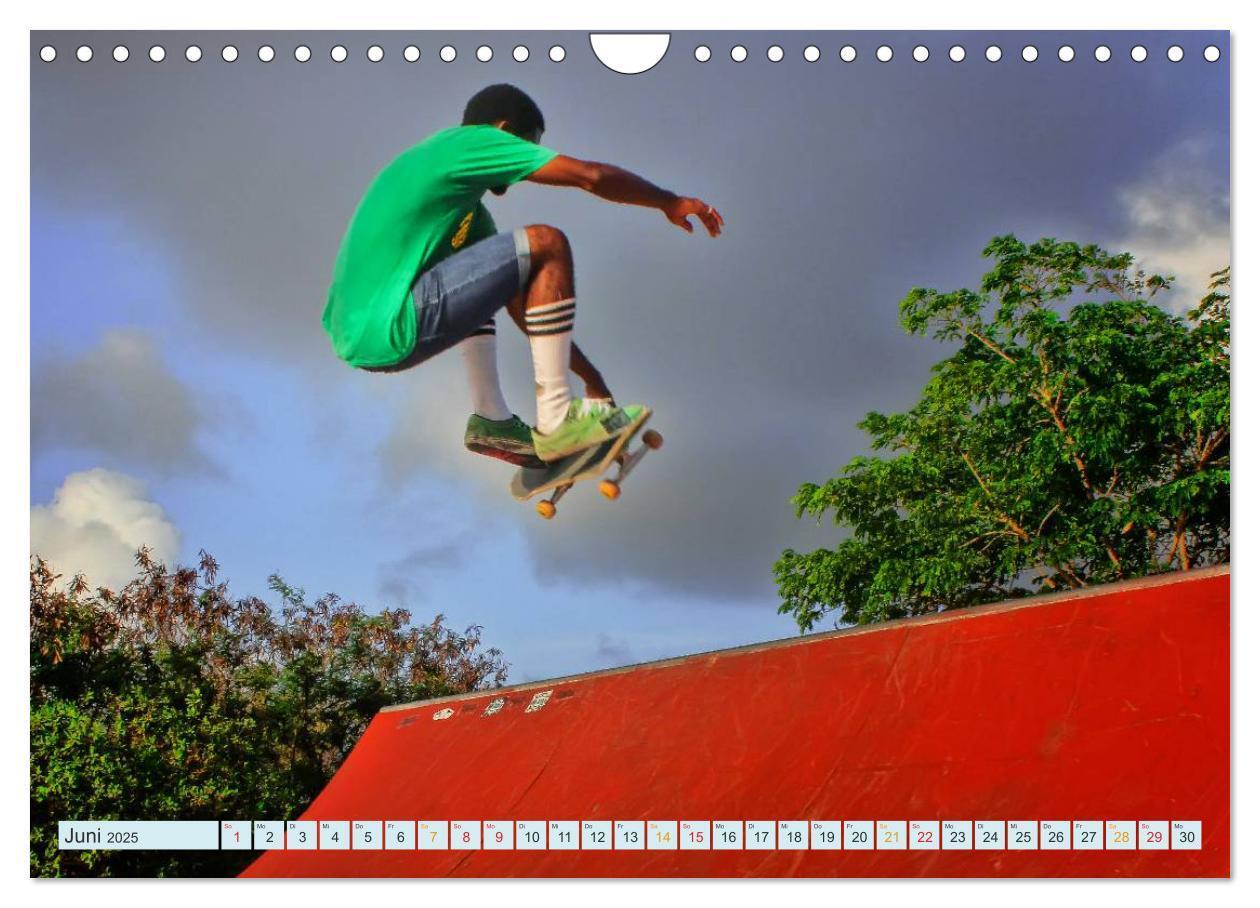 Bild: 9783435580101 | Skateboarding - nichts für Weicheier (Wandkalender 2025 DIN A4...