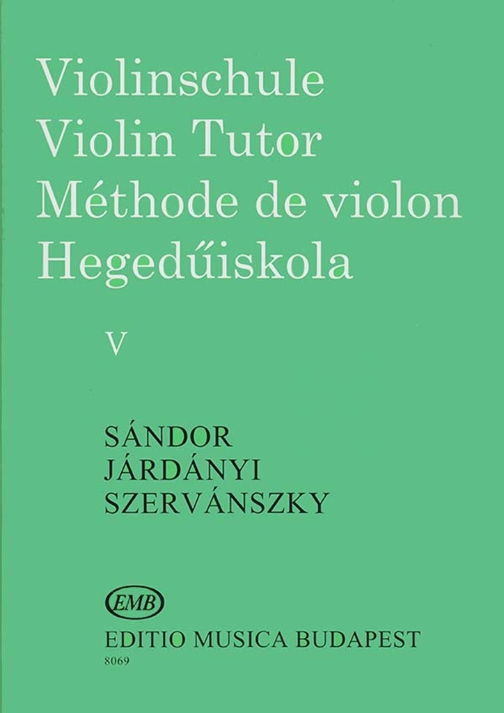 Cover: 9790080080696 | Violinschule Band 5 | Frigyes Sandor | Buch | 1977 | EAN 9790080080696