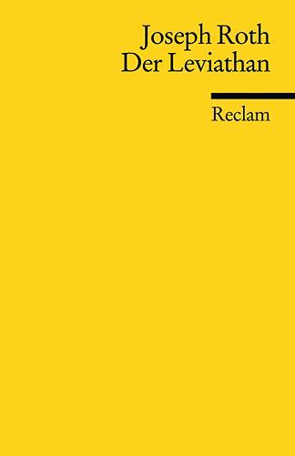 Cover: 9783150186855 | Der Leviathan | Novelle | Joseph Roth | Taschenbuch | 70 S. | Deutsch