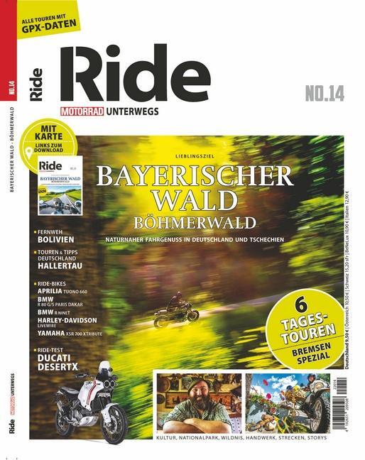 Cover: 9783613320512 | RIDE - Motorrad unterwegs, No. 14 | Bayerischer Wald | Taschenbuch