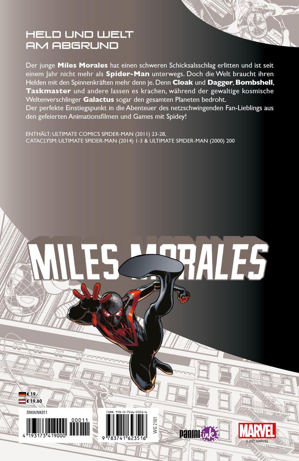 Rückseite: 9783741623516 | Miles Morales: Spider-Man | Bd. 3: Große Verantwortung | Taschenbuch
