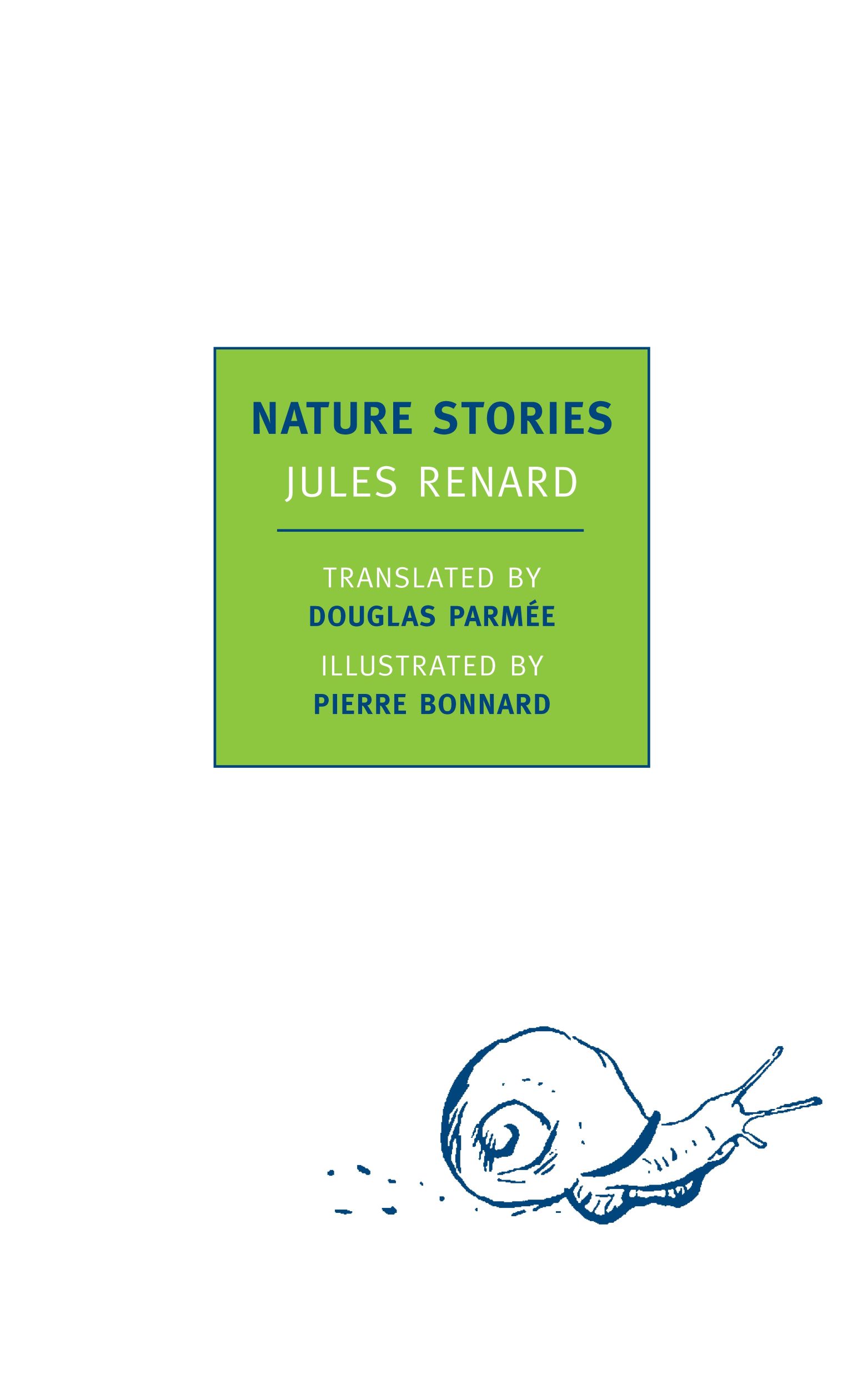 Cover: 9781590173640 | Nature Stories | Jules Renard | Taschenbuch | Englisch | 2010