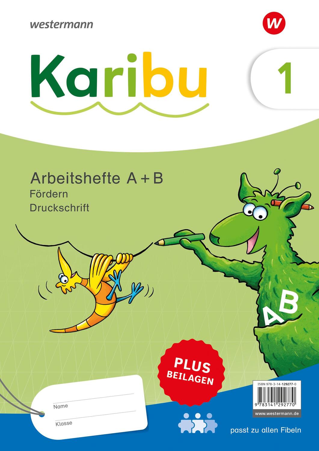 Cover: 9783141292770 | Karibu. Paket Arbeitshefte Fördern 1 (A+B) Druckschrift plus...