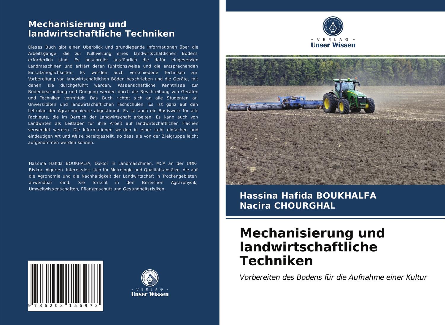 Cover: 9786203156973 | Mechanisierung und landwirtschaftliche Techniken | Boukhalfa (u. a.)