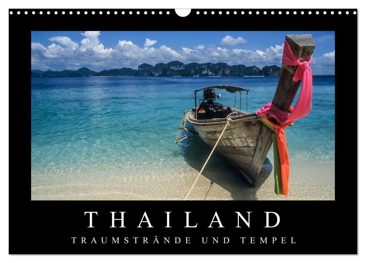 Cover: 9783435766031 | Thailand - Traumstrände und Tempel (Wandkalender 2025 DIN A3 quer),...