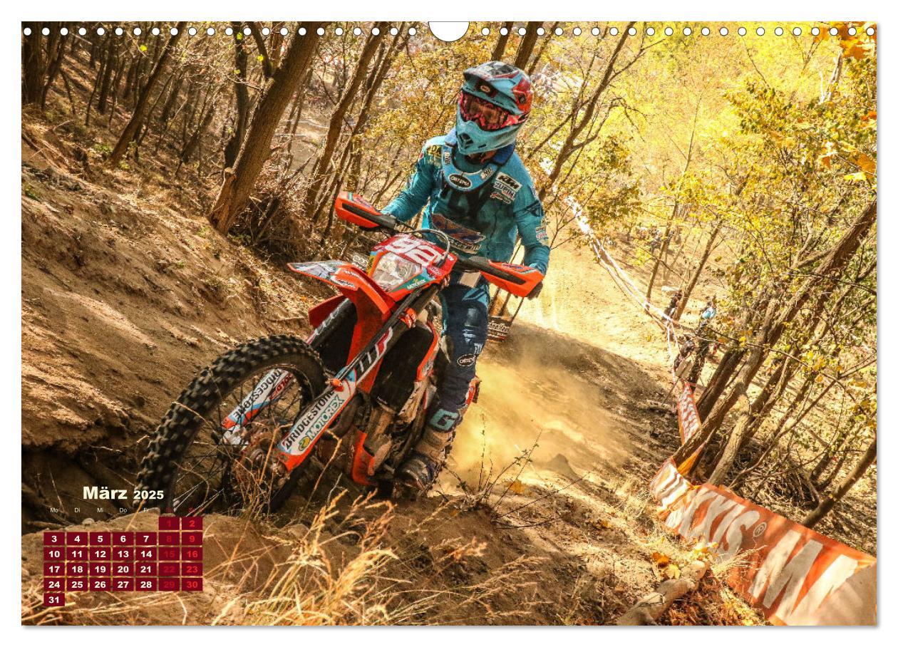 Bild: 9783435105519 | Enduro Mit Speed durch`s Gelände (Wandkalender 2025 DIN A3 quer),...