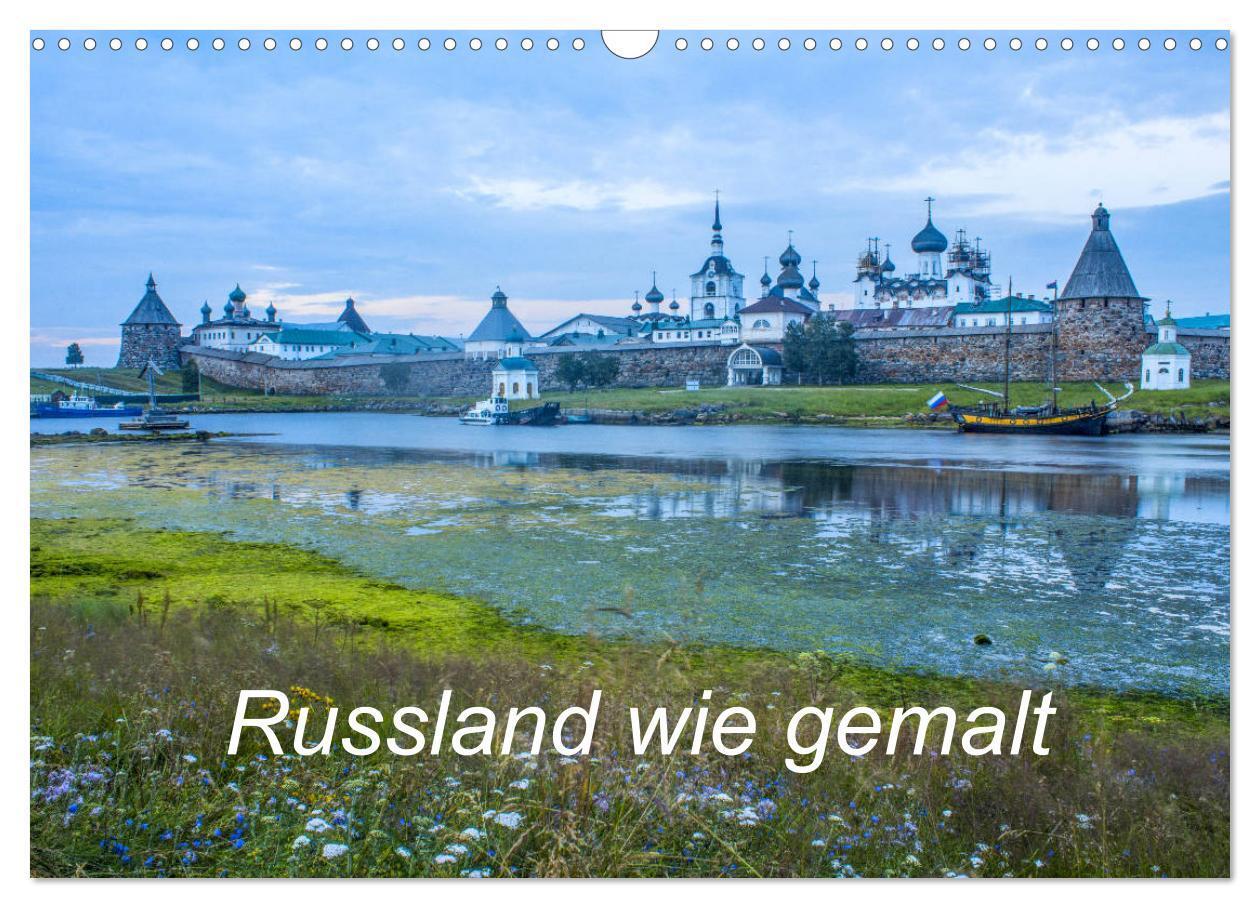 Cover: 9783675632509 | Russland wie gemalt (Wandkalender 2024 DIN A3 quer), CALVENDO...