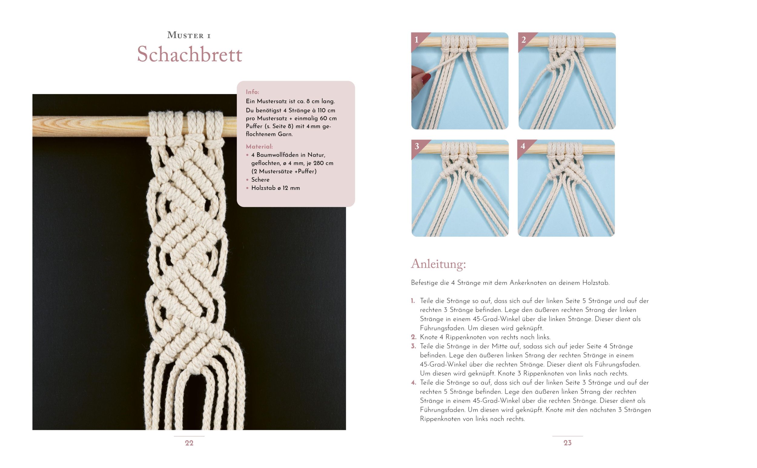 Bild: 9783830721376 | Das Makramee Musterbuch | Judith Jelena Paus | Taschenbuch | 191 S.