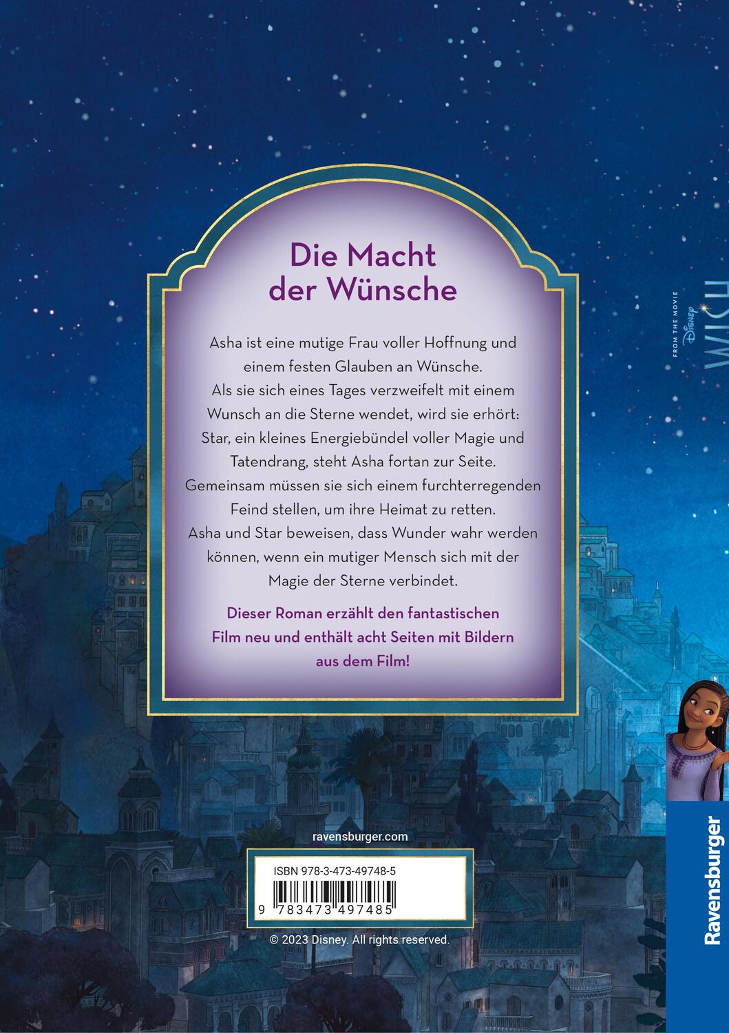 Rückseite: 9783473497485 | Disney Wish: Der Roman zum Film | Buch | Disney (Ravensburger Verlag)