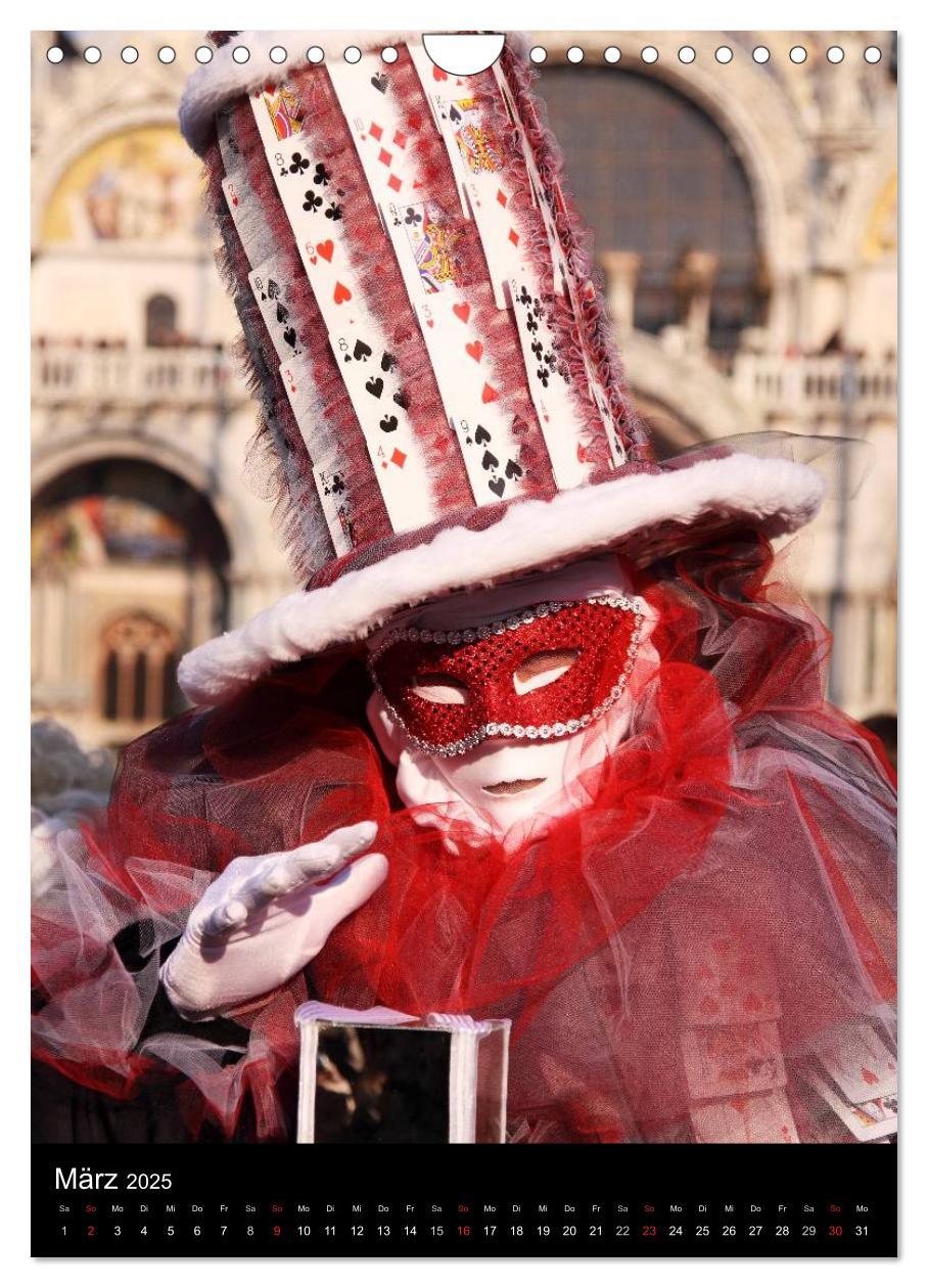 Bild: 9783457087596 | Karneval in Venedig - Phantasievolle Masken (Wandkalender 2025 DIN...