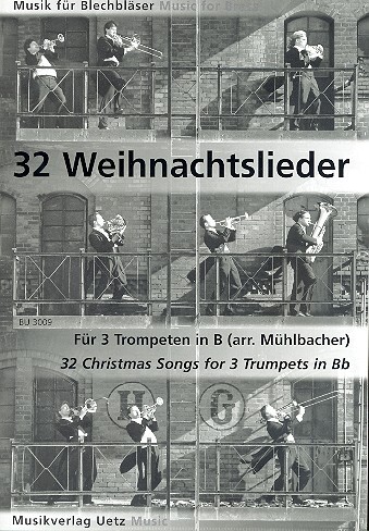 Cover: 9790501465156 | 32 Weihnachtslieder für 3 Trompeten in B Spielpartitur