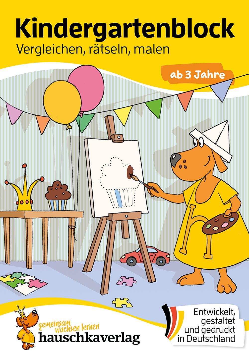 Cover: 9783881006101 | Kindergartenblock ab 3 Jahre - Vergleichen, rätseln und malen | Maier
