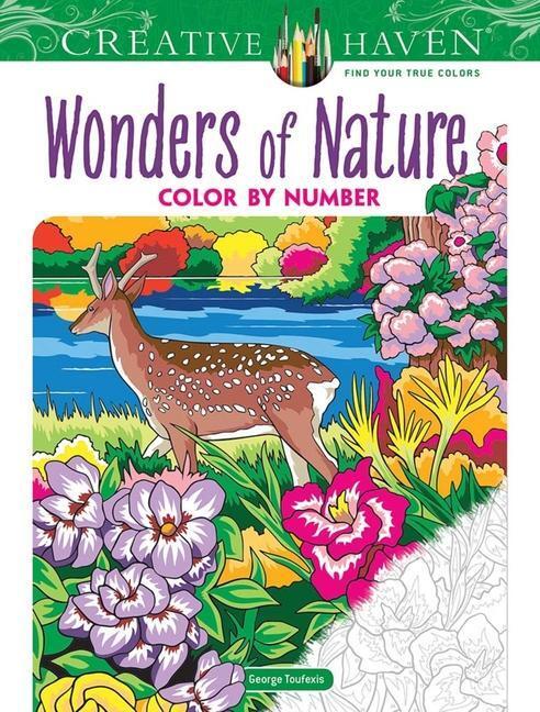 Cover: 9780486849874 | Creative Haven Wonders of Nature Color by Number | George Toufexis
