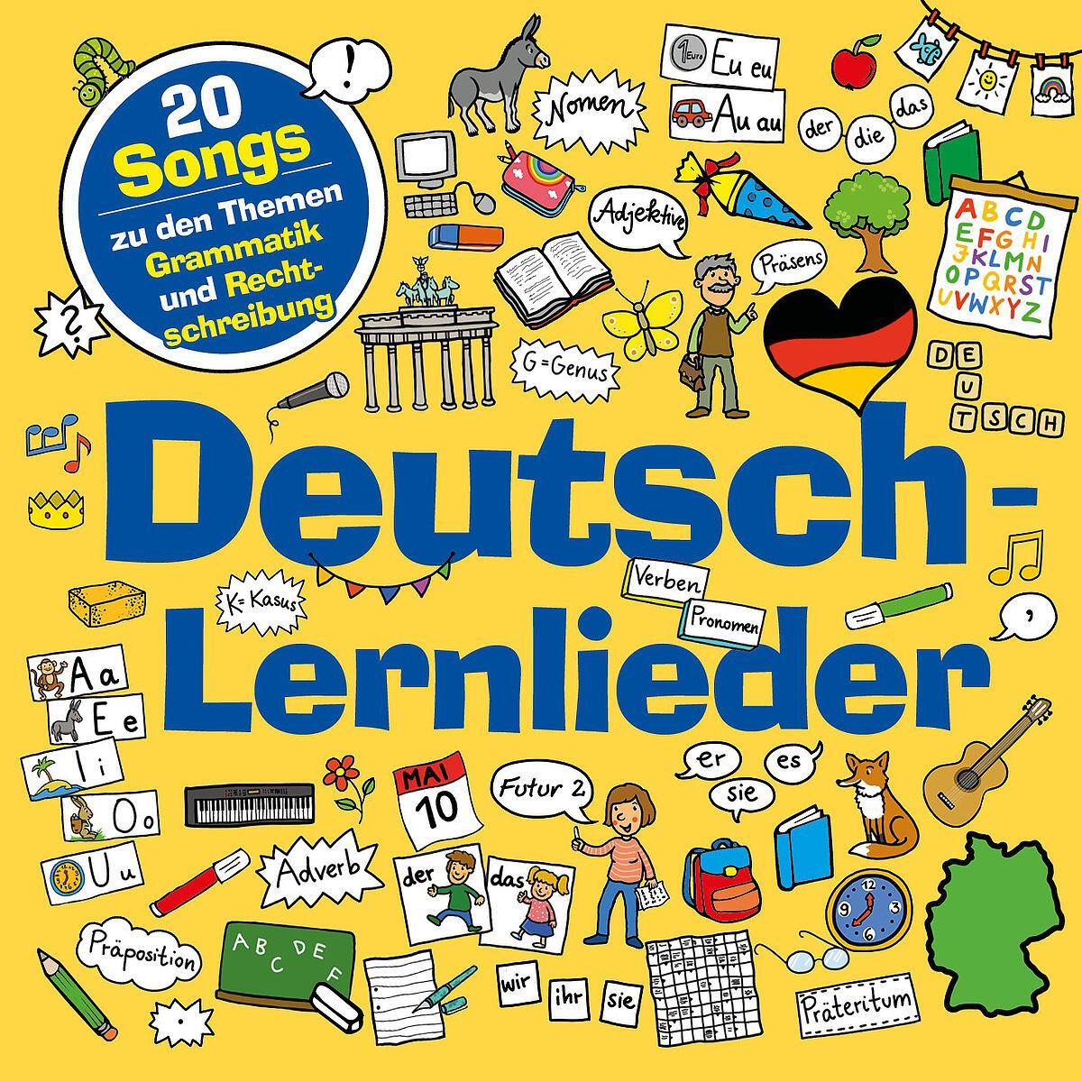Cover: 4260167476438 | Deutsch-Lernlieder | Marie & Finn | Audio-CD | Deutsch | 2021