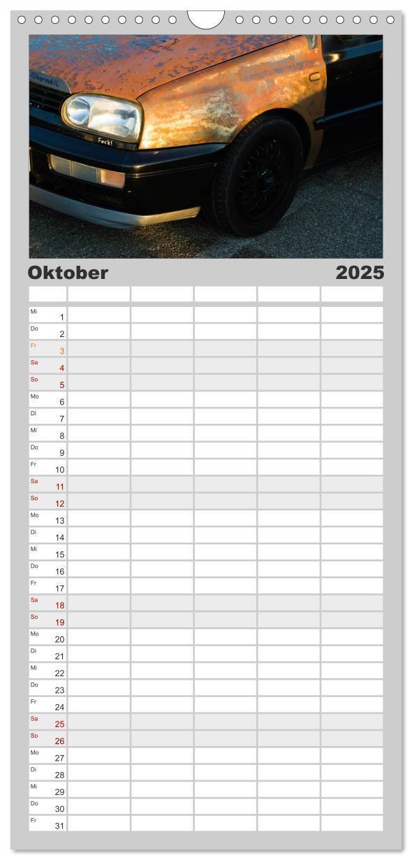 Bild: 9783457115619 | Familienplaner 2025 - Tuning Power mit 5 Spalten (Wandkalender, 21...