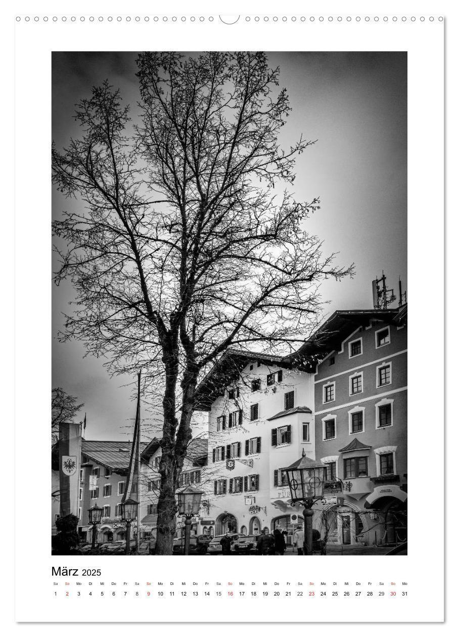 Bild: 9783435999613 | Kitzbühel Monochrom (hochwertiger Premium Wandkalender 2025 DIN A2...