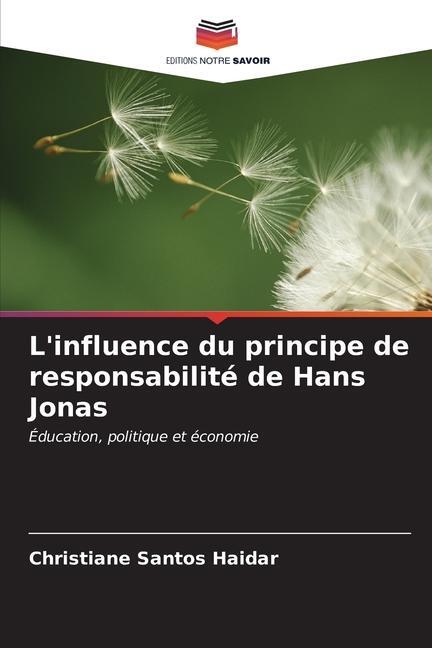 Cover: 9786207028498 | L'influence du principe de responsabilité de Hans Jonas | Haidar