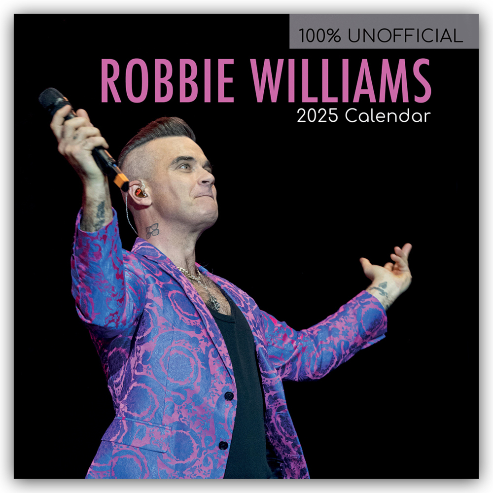 Cover: 9781835367773 | Robbie Williams 2025 - 16-Monatskalender | Ltd | Kalender | 14 S.