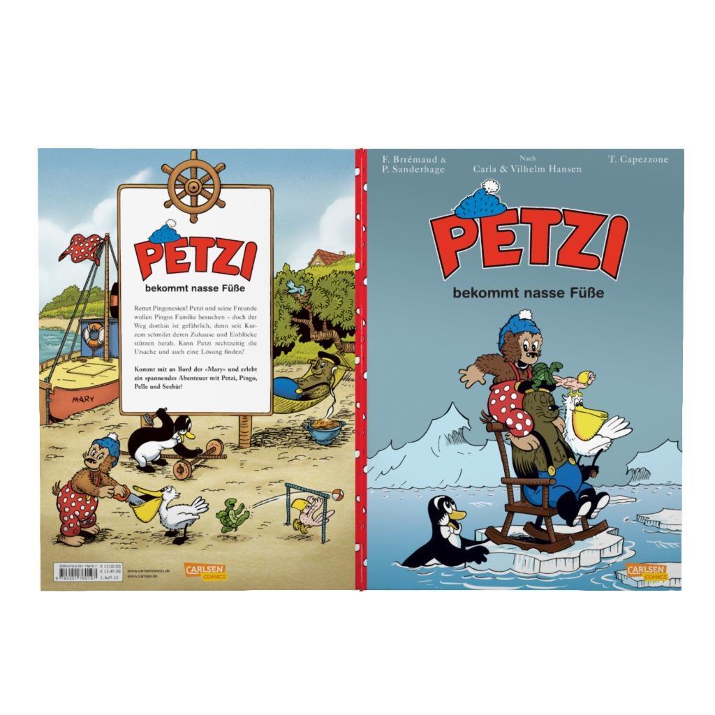 Bild: 9783551760197 | Petzi - Der Comic 4: Petzi bekommt nasse Füße | Capezzone (u. a.)
