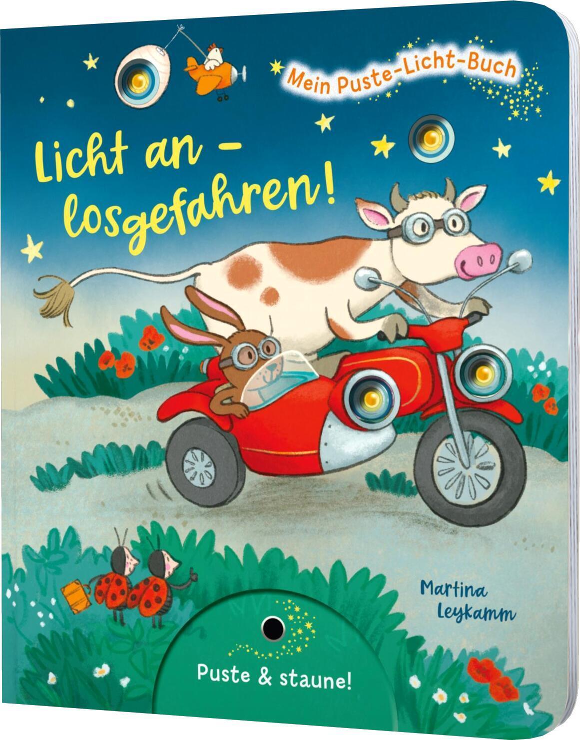 Cover: 9783480236701 | Mein Puste-Licht-Buch: Licht an - losgefahren! | Sylvia Tress | Buch