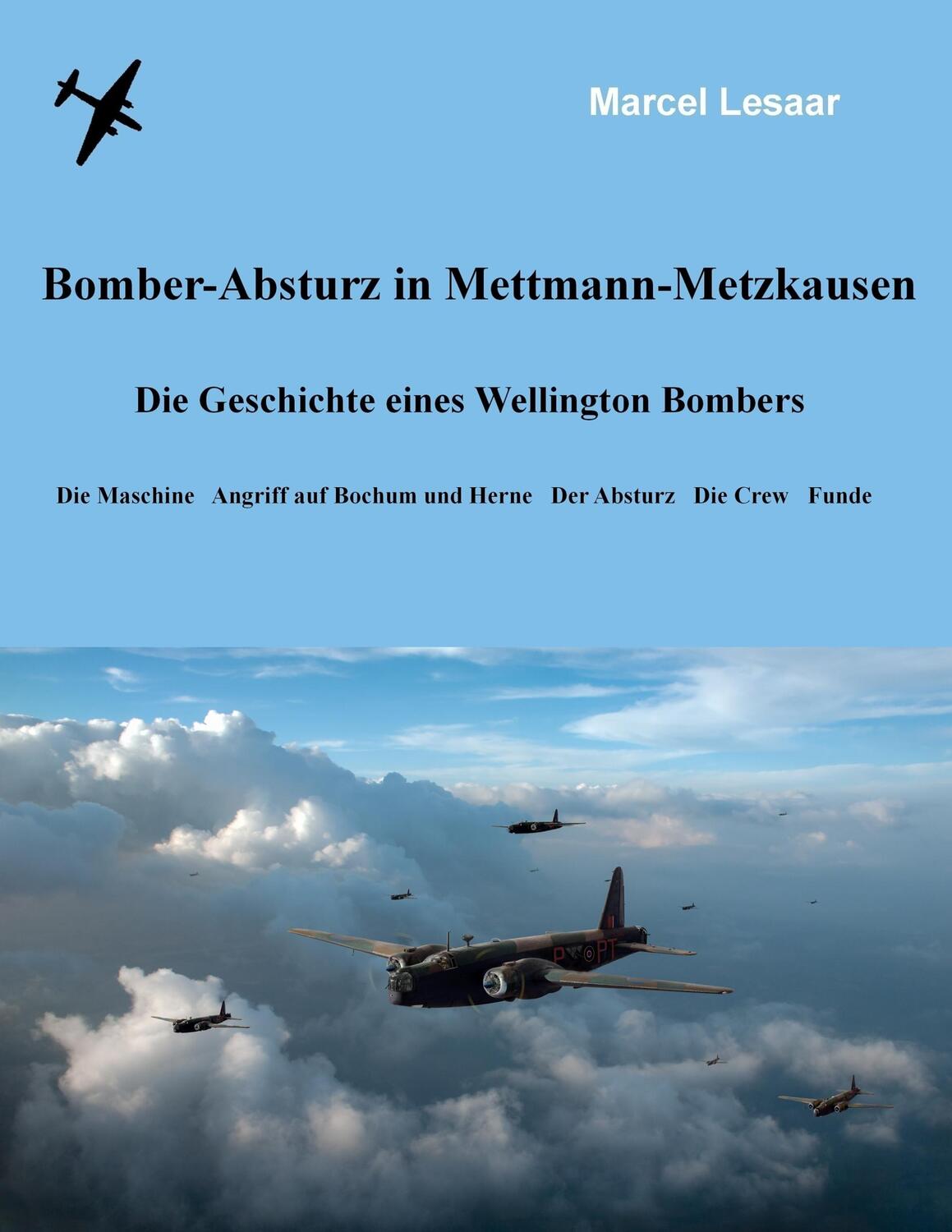 Cover: 9783741281396 | Bomber-Absturz in Mettmann-Metzkausen | Marcel Lesaar | Taschenbuch