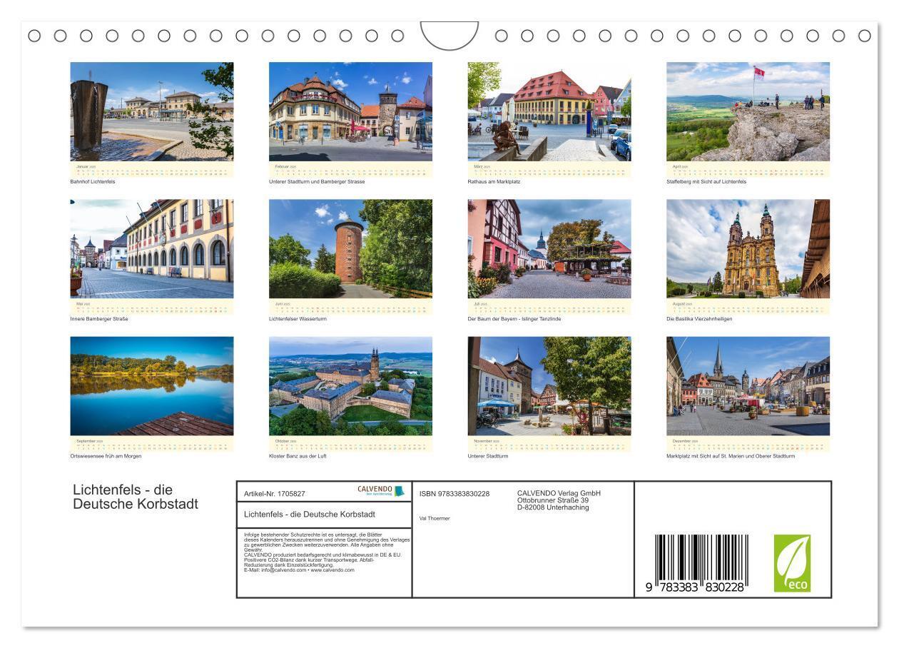 Bild: 9783383830228 | Lichtenfels - die Deutsche Korbstadt (Wandkalender 2025 DIN A4...