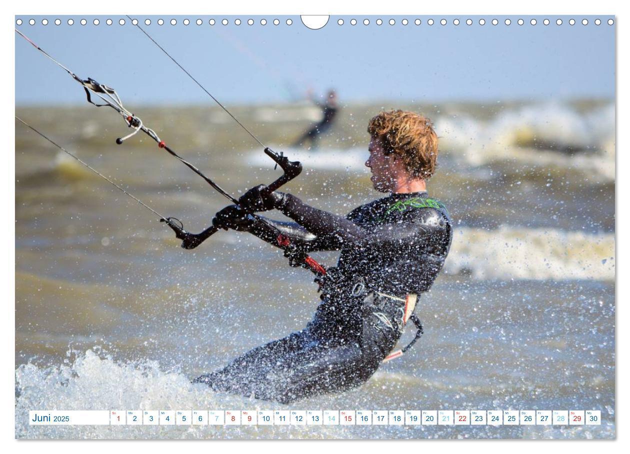 Bild: 9783435477449 | Kitesurfen - Wind und Wellen (Wandkalender 2025 DIN A3 quer),...