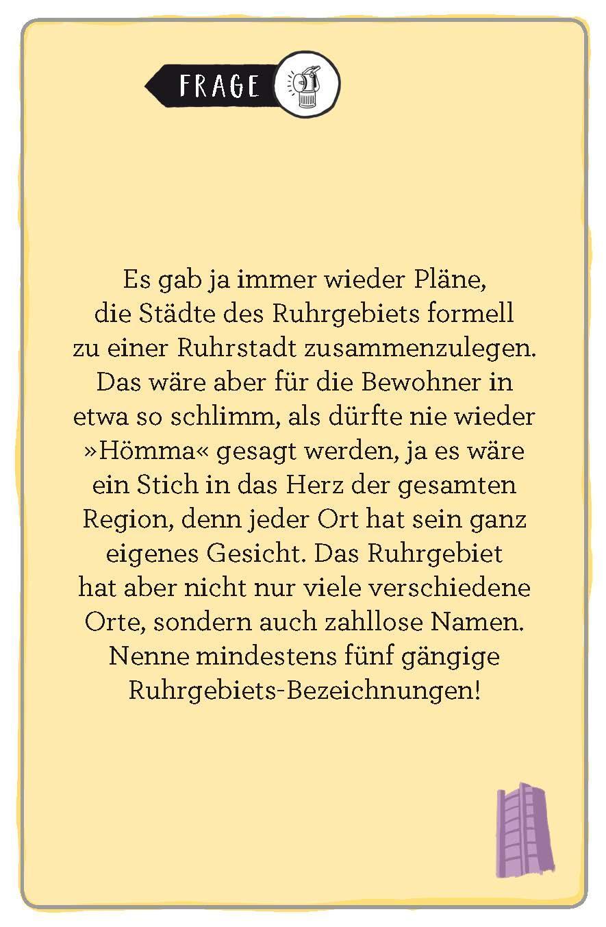 Bild: 9783899784114 | Ruhrgebiet | Das Heimat-Quiz | Melanie Brozeit | Taschenbuch | 104 S.
