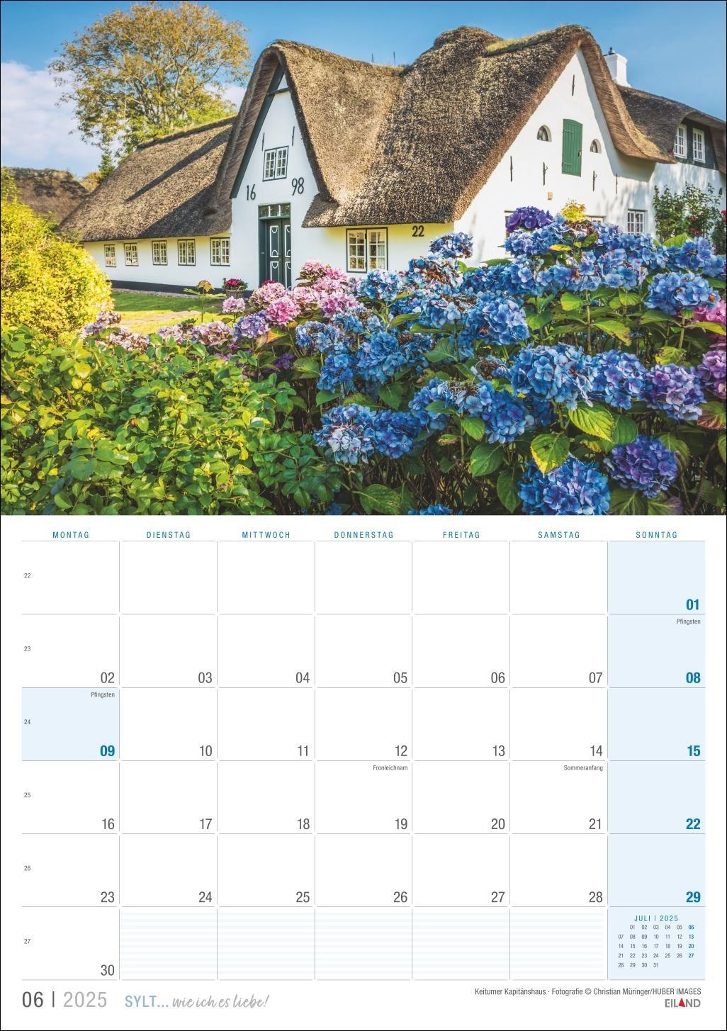 Bild: 9783964023438 | Sylt ... wie ich es liebe Kalender 2025 | Eiland | Kalender | 13 S.